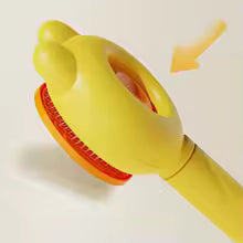 Self-Cleaning Pet Grooming Brush for Dogs & Cats | Deshedding Comb with Cute Design