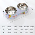 Load image into Gallery viewer, Charming Critter Double Diner - Stainless Steel Pet Bowls Non-Slip
