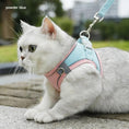 Load image into Gallery viewer, Comfort Fit Cat Harness and Leash Set - Escape Proof Vest with Reflective Trim
