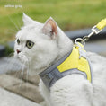 Load image into Gallery viewer, Comfort Fit Cat Harness and Leash Set - Escape Proof Vest with Reflective Trim
