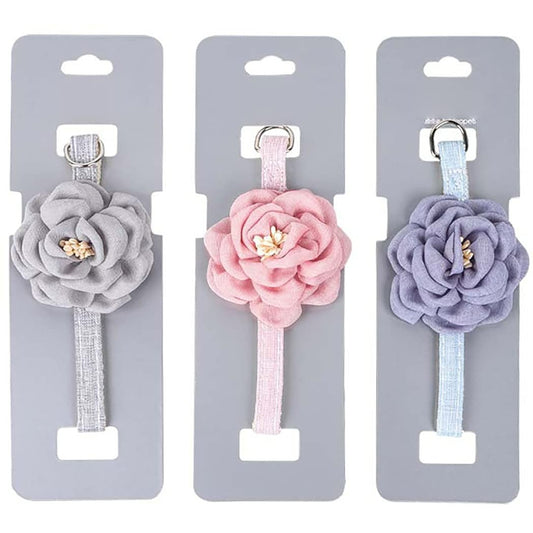 Floral Cat Collar with Charm | Cute & Adjustable Flower Cat Collar | Stylish Cat Accessory
