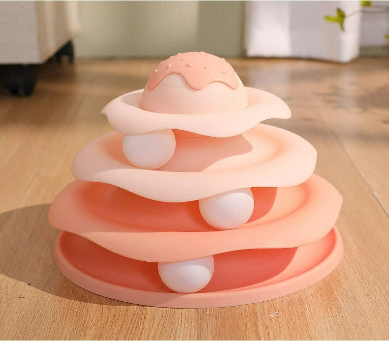 Cat Toy Interactive Track Ball Spinner