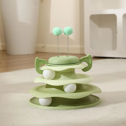 Top Swinging Ball Cat Track Amusement Disc Pet Entertainment