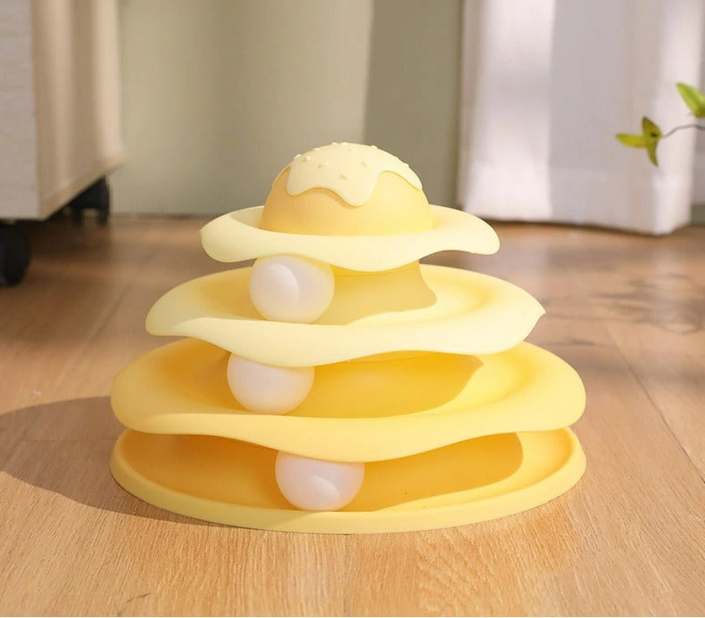 Cat Toy Interactive Track Ball Spinner