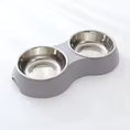 Load image into Gallery viewer, Modern Duo Pet Feeder - Stainless Steel & Non-Slip
