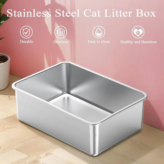 Regular Stainless Steel Litter Box