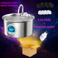 Load image into Gallery viewer, Stainless steel water fountain 3.2 L
