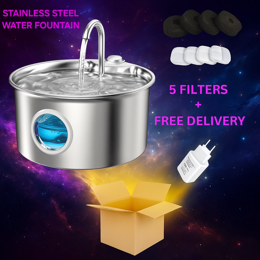 Stainless steel water fountain 3.2 L