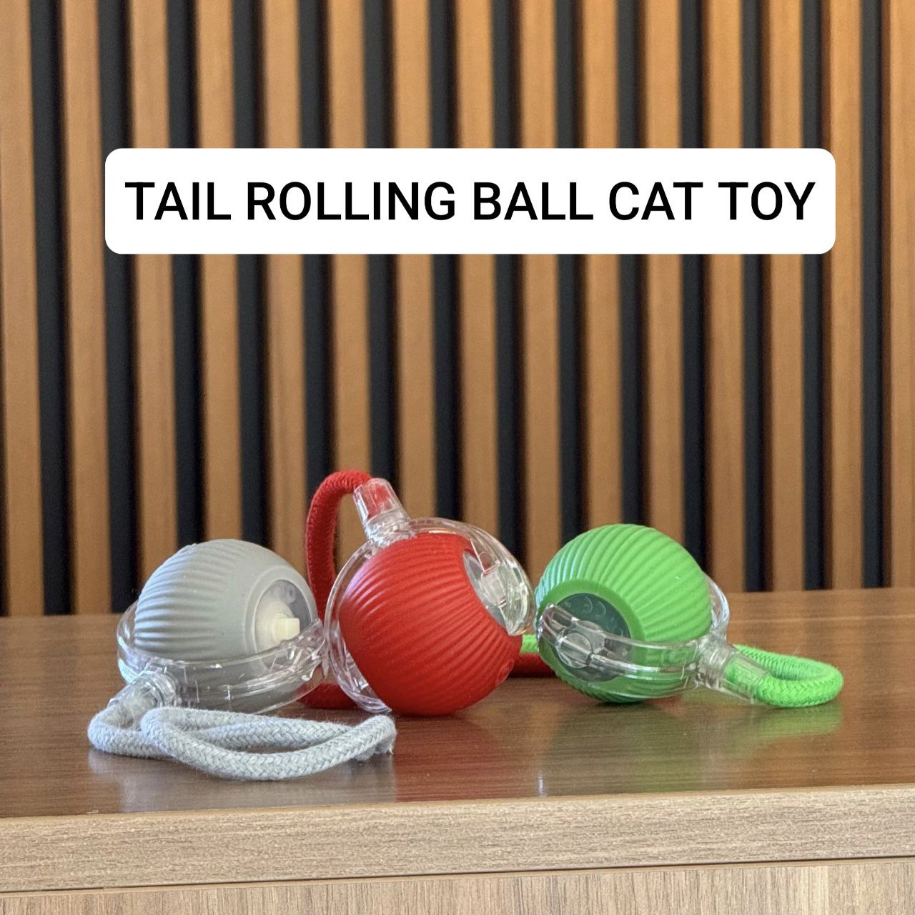 Electric Smart Tail Rolling Ball - Interactive Cat Toy