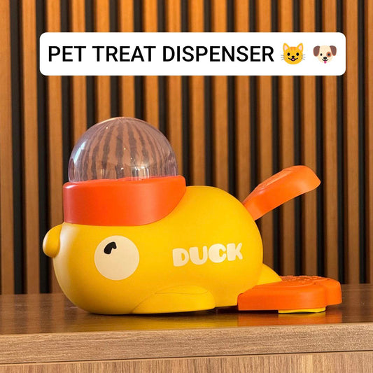 Interactive Duck Treat Dispenser Toy for Pets