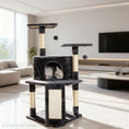Load image into Gallery viewer, Jumbo Cat Tree with Condo – Multi-Level Activity Tower, Sisal Scratchers & High Perches
