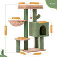 Load image into Gallery viewer, Two-Tone Multi-Level Cat Tree Tower – Cozy Basket Bed, Condo & Sisal Scratching Post
