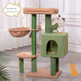 Load image into Gallery viewer, Two-Tone Multi-Level Cat Tree Tower – Cozy Basket Bed, Condo & Sisal Scratching Post
