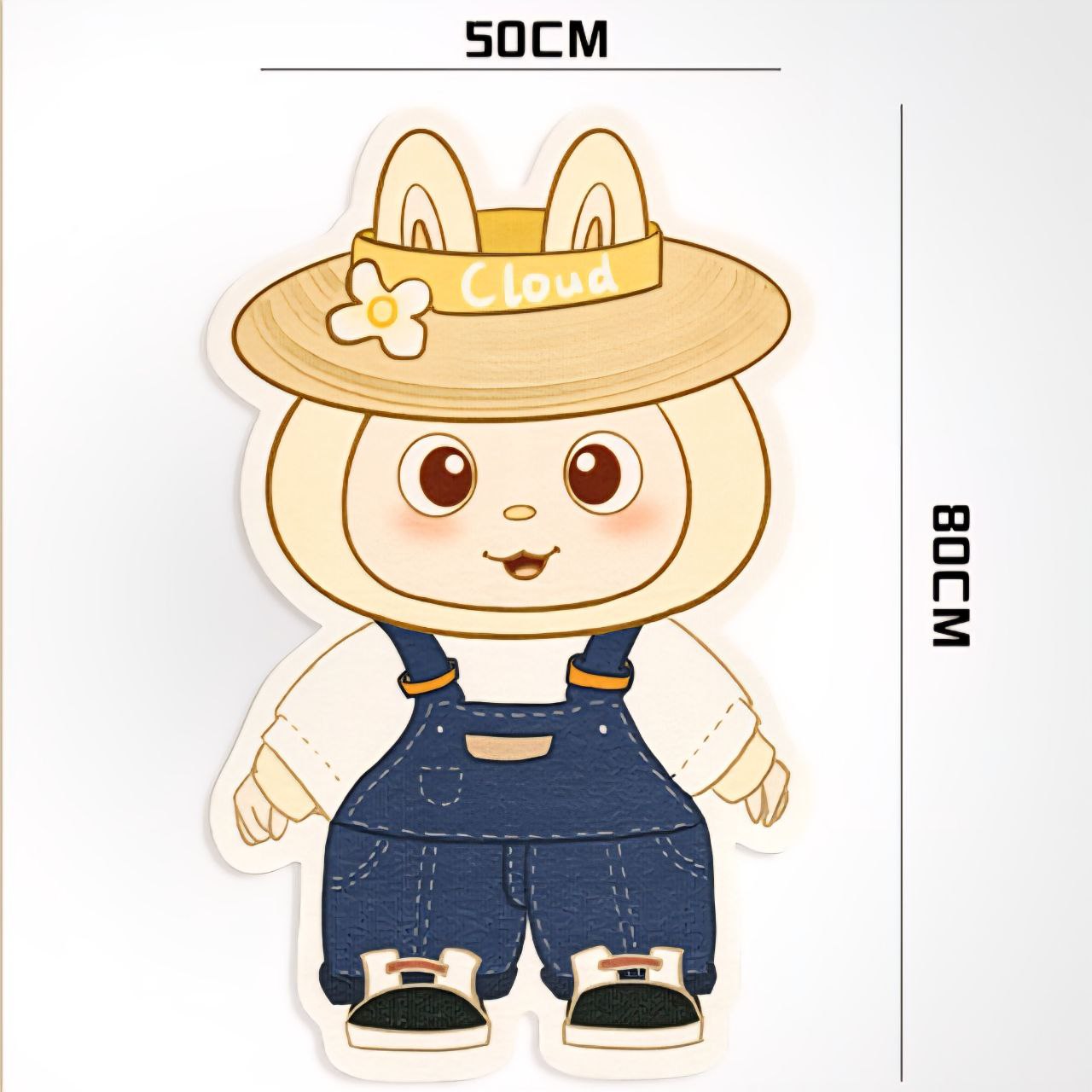 Cute Cat Scratching Mat – Wall/Door Hanging Scratcher Pad with Toy Accent