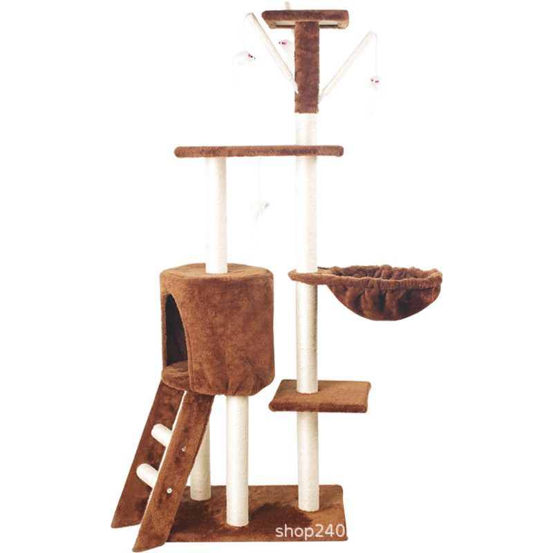 Luxury 5-Tier Cat Activity Center – Condo, Hammock, Sisal Scratchers & High Perch