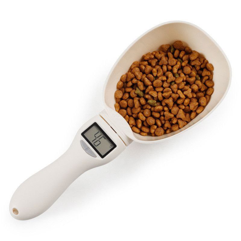 Digital Pet Food Measuring Spoon Scale – Accurate Portion Control Scoop for Dogs & Cats
