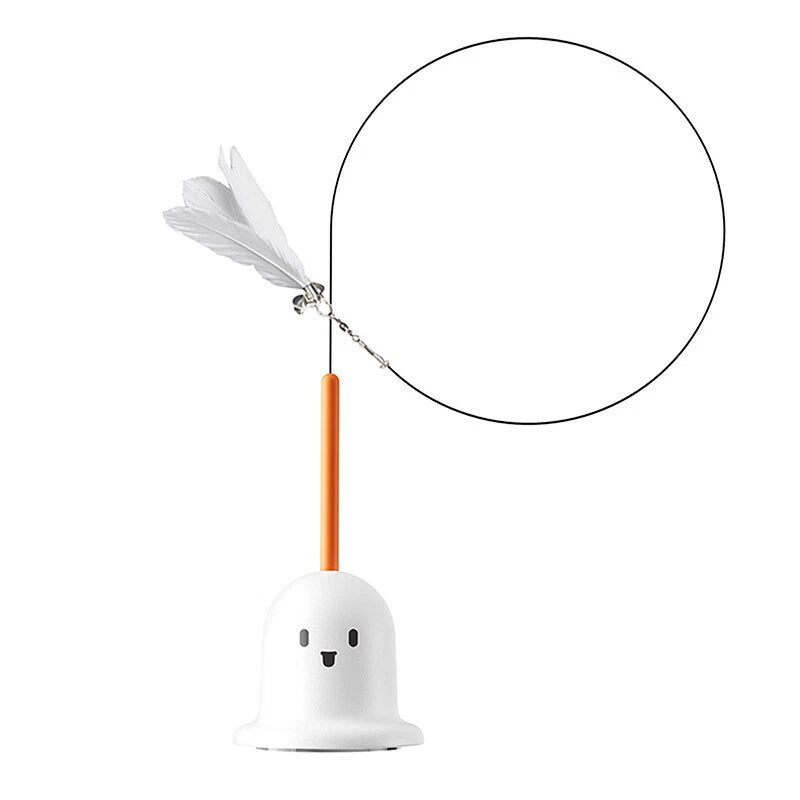 Cat Fun Stick - Interactive Cat Toy with Suction Cup Base