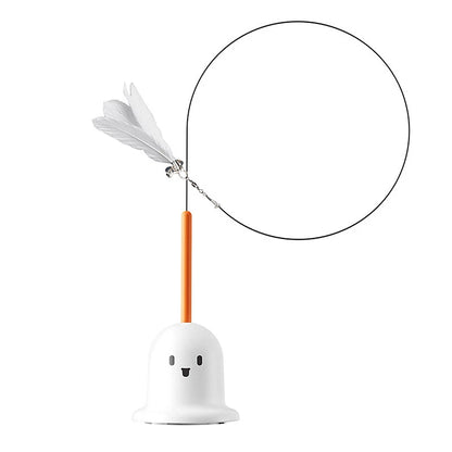 Cat Fun Stick - Interactive Cat Toy with Suction Cup Base