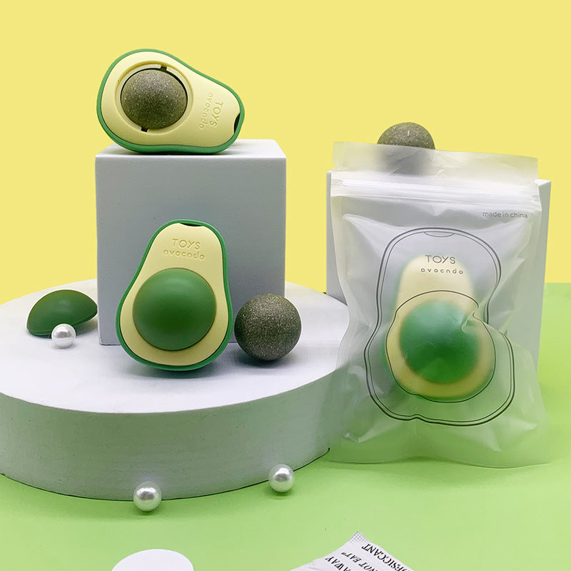 Avocado Catnip Ball Toy