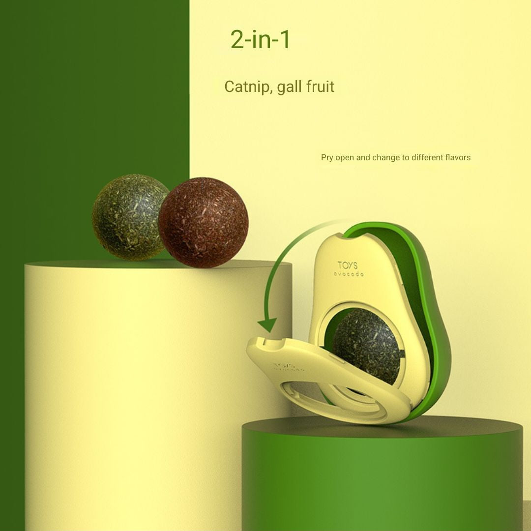Avocado Catnip Ball Toy