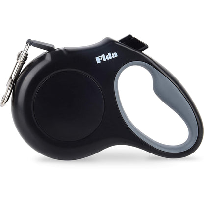 FIDA Retractable Dog Leash, 5M + Anti-bite Steel Rope