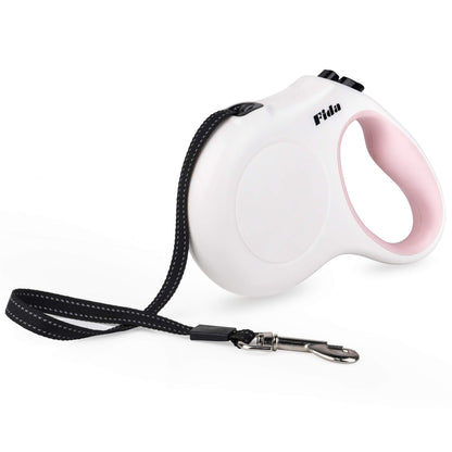 FIDA Retractable Dog Leash, 5M + Anti-bite Steel Rope