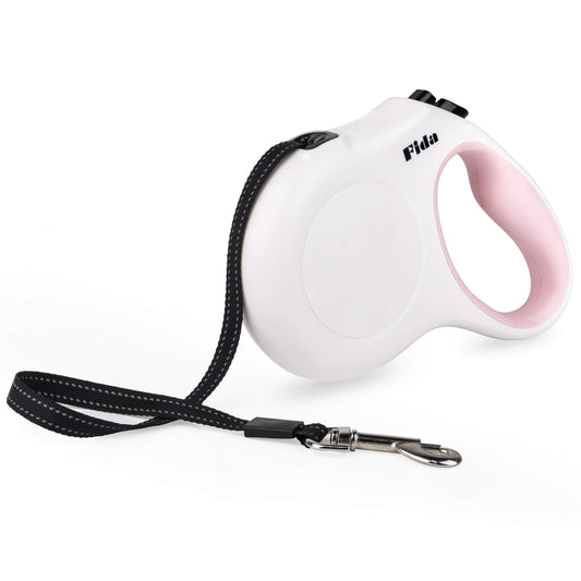 FIDA Retractable Dog Leash, 5M + Anti-bite Steel Rope